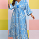  Siya Bracelet Sleeve Long PLUS Dress