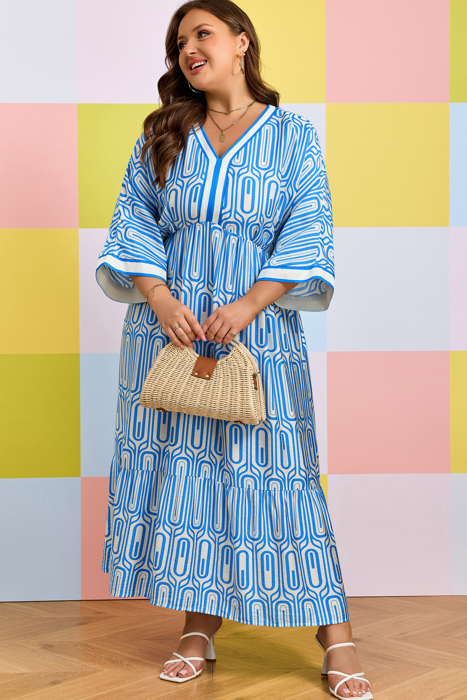 Siya Bracelet Sleeve Long PLUS Dress