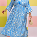  Siya Bracelet Sleeve Long PLUS Dress