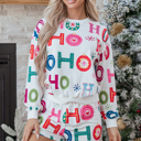 White Large Siya Christmas PJ PLUS Set