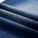  Sky Blue Chic Seam Detail Raw Hem Ankle Length Jeans