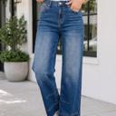 Sky Blue Size 4 Sky Blue Chic Seam Detail Raw Hem Ankle Length Jeans
