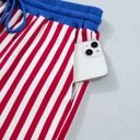  Skye Stripe Trim Tee Set