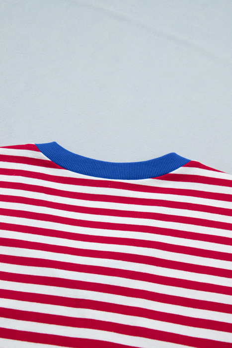 Skye Stripe Trim Tee Set