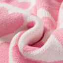  Skylar Heart Print Knit Sweater
