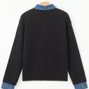  Socorro Collar Cuffed Casual Sweater