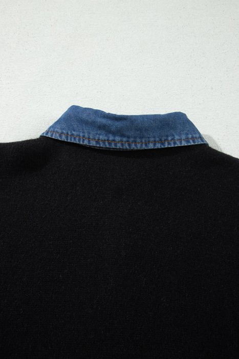 Socorro Collar Cuffed Casual Sweater