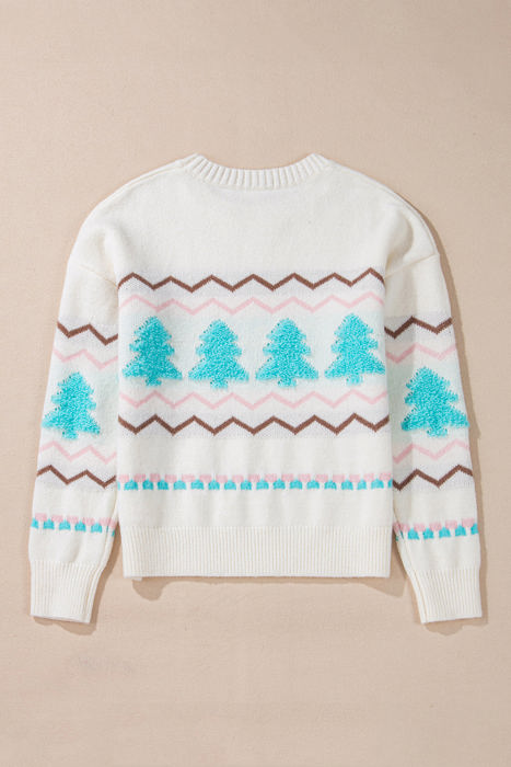 Sofia Trim Drop Shoulder Sweater