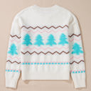  Sofia Trim Drop Shoulder Sweater