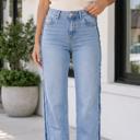 Beau Blue Size 14 Sofiya Patchwork Shift Jeans