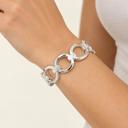  Sophia Open Circle Link Stretch Bracelet