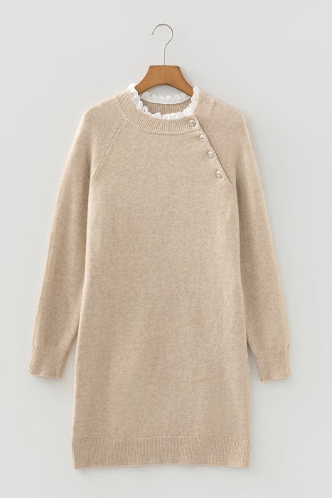 Stacey Shift Mini Sweater Dress