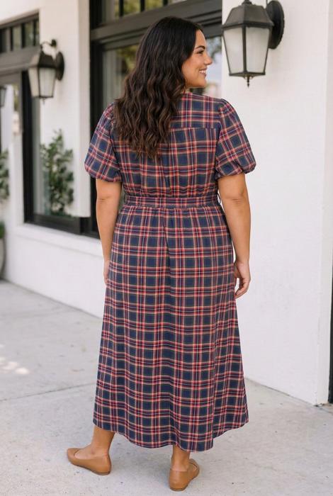 Stella Waist Short Sleeve PLUS Dress