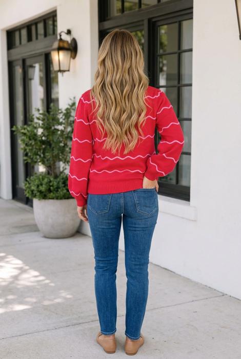 Stellah Shift Pullover Sweater Long Sleeve Top