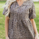  Stephanie Puff Sleeve Babydoll Top