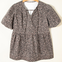  Stephanie Puff Sleeve Babydoll Top
