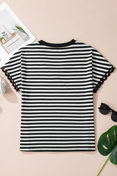 Stevie Delicate Trim Casual Tee
