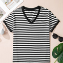 Black Medium Stevie Delicate Trim Casual Tee