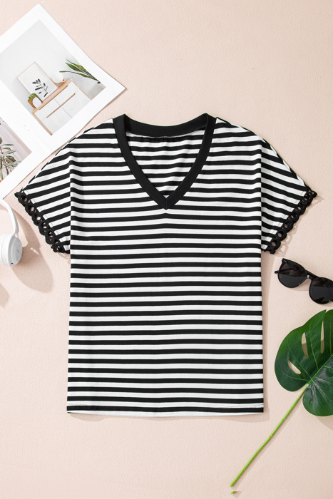 Stevie Delicate Trim Casual Tee