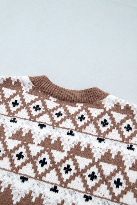 Stormi Shoulder Casual Pullover Sweater