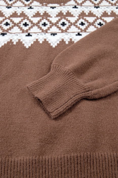 Stormi Shoulder Casual Pullover Sweater