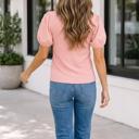  Summer Puff Sleeve Top