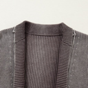  Sunny Patchwork Knit Open Sweater