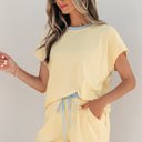  Sunny Trim Casual Short Set