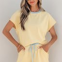  Sunny Trim Casual Short Set