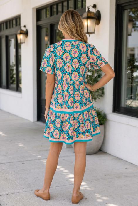 Susan Floral Short Dress