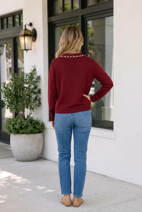 Susana Long Sleeve Knit Cardigan