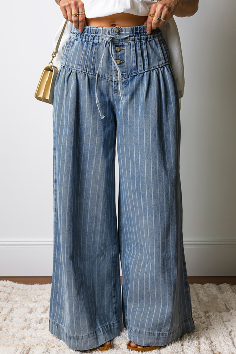 Sutton Casual Wide Leg Jeans