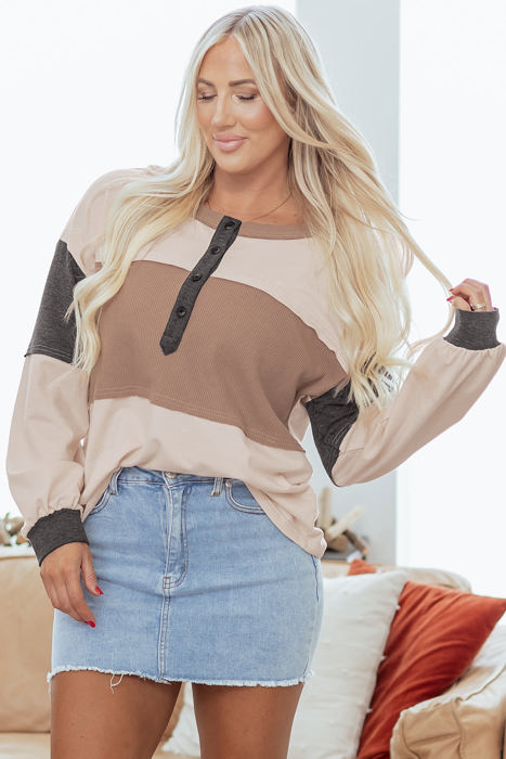 Sydney Loose Henley Top