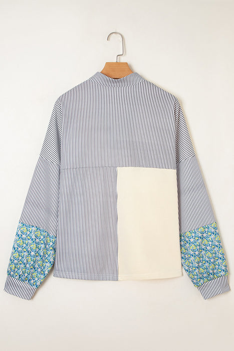 Syllena Collared Boxy Fit Sweatshirt
