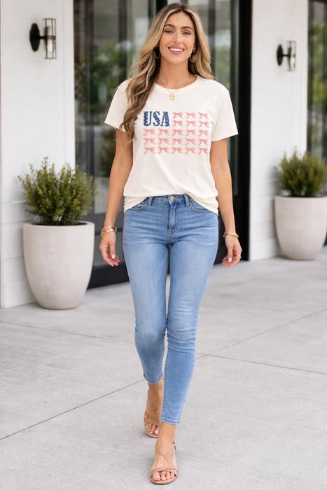 Sylvie Bow Flag Tee
