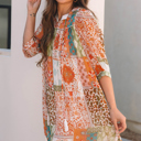  Tallulah Sleeve Chiffon Loose Dress