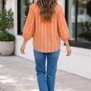  Tamara Bracelet Sleeve Cotton Blouse