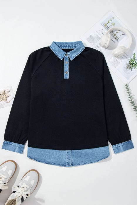 Tania Long Sleeve Blouse Long Sleeve PLUS Top