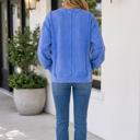  Tatiana Hem Loose Tunic Sweatshirt