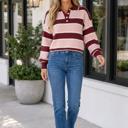  Tatiania Casual Knit Sweater Long Sleeve Top