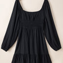  Tatum Drawstring Ruffle Mini Dress
