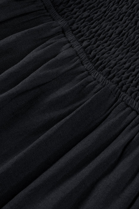 Tatum Drawstring Ruffle Mini Dress