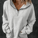 Beige XL Tatum Kangaroo Pocket Sweatshirt