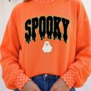  Tayla Trim Mock Halloween Sweatshirt