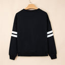  Taylor Striped Oversized Sweatshirt