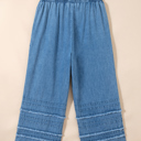  Taytum Wide Leg Chambray Pants