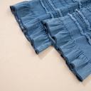  Taytum Wide Leg Chambray Pants