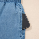  Taytum Wide Leg Chambray Pants