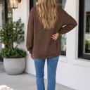  Teresa Textured Drop Shoulder Pullover