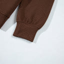  Teresa Textured Drop Shoulder Pullover
